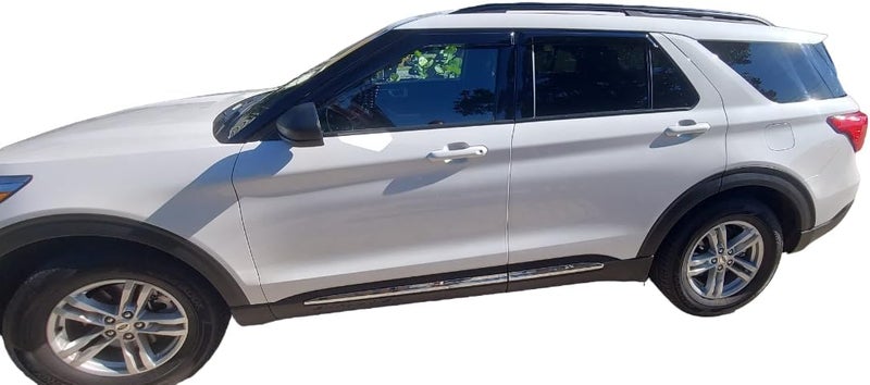 Optimal Co 2020-2026 Tape-On Rain Guards for Ford Explorer Extra Thick Side Window Visor Deflectors XLT Limited Timberline ST King Ranch Platinum 2021 2022 2023 2024 2025 - Image 2